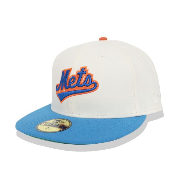 NEW ERA - 59FIFTY New York Mets 50th Anniversary WHITE LIGHT BLUE For Discount