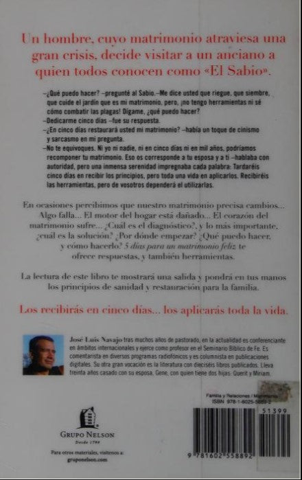 5 días para un matrimonio feliz- Jose Luis Navajo Online