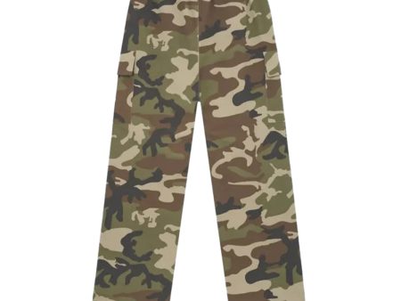 Fear of God ESSENTIALS - MILITARY NYLON FIELD PANT WOODLAND CAMO 【130BT244578F】 For Cheap