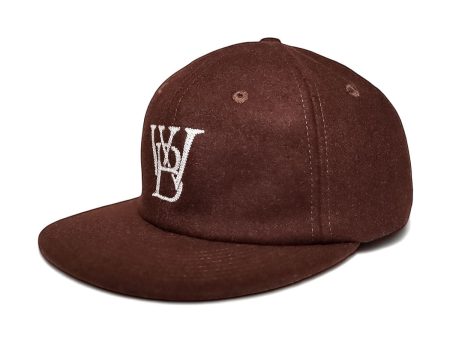 WOODBLOCK CLASSIC WB LOGO WOOL CAP BROWN 【WB-CL-002】 Online