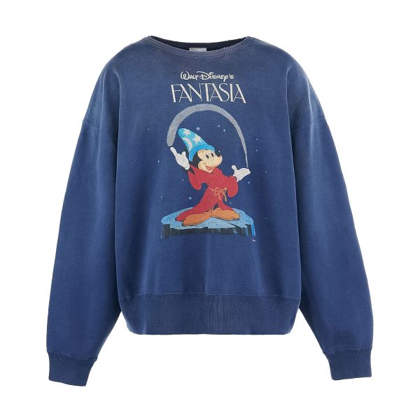 SAINT Mxxxxxx - DNF_CREW N SWEAT FANTSIA NAVY【SM-HR8-0000-067】 For Cheap