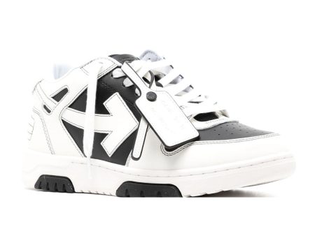 Off-White - OUT OF OFFICE CALF LEATHER BLACK WHITE【OMIS25-SLG0030】 Cheap