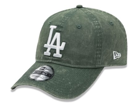 NEW ERA LOS ANGELES DODGERS - 9FORTY ACID WASH CAP GREEN 【13784814】 Sale