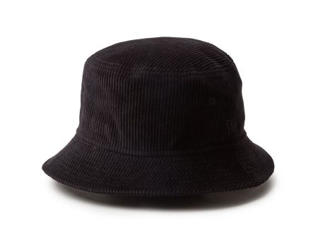 NEW ERA BUCKET01 8W CORDUROY BLACK 【14307426】 Fashion