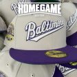 NEW ERA Baltimore Orioles - 59FIFTY 30th Anniversary  GRAY PURPLE Sale