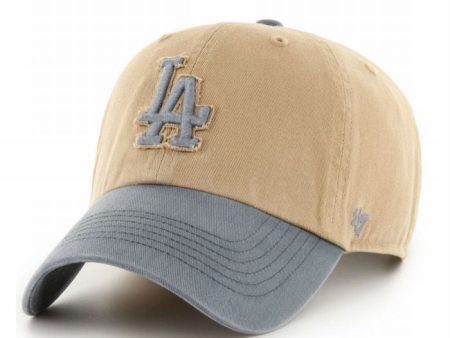 ’47 BRAND Los Angeles Dodgers - ’47 CLEAN UP CANYON KHAKIxBASALT【CARVN12GWS】 Discount