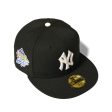 NEW ERA New York Yankees - 59FIFTY CO 1999 WS  BLACK SLV LOGO For Sale