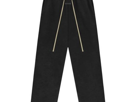 Fear of God ESSENTIALS - HEAVY FLEECE RELAXED SWEATPANT BLACK 【130BT244460F】 For Sale