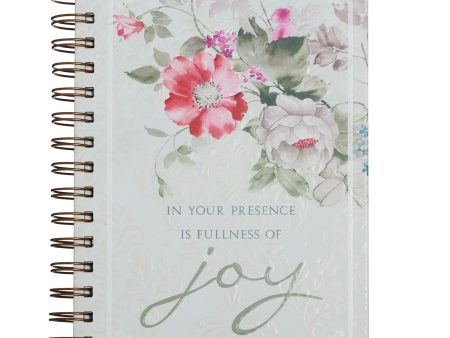 Fullness of Joy Large Hardcover Wirebound Journal - Psalm 16:11 on Sale