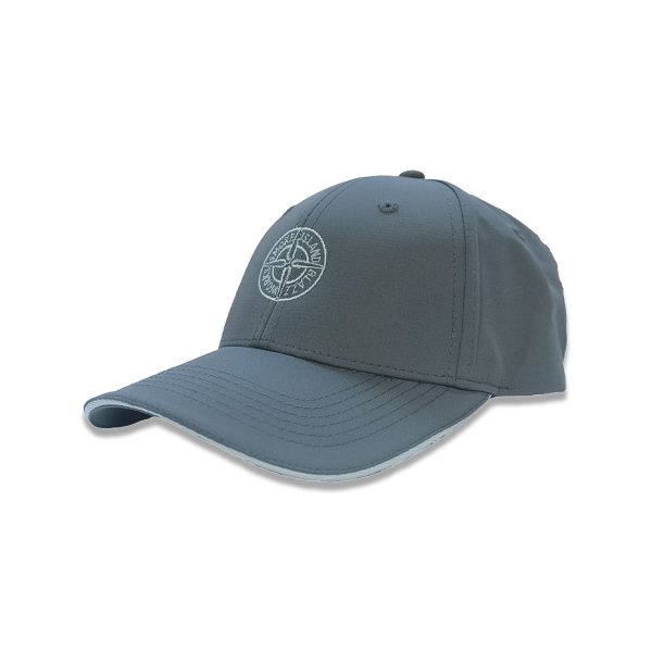 SMOKE ISLAND SPORTS TECH CAP NAVY GREY GREEN For Sale