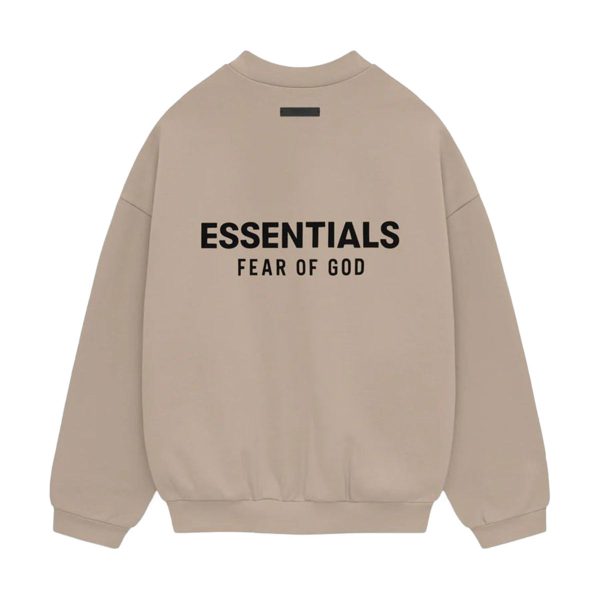 Fear of God ESSENTIALS - FLEECE CREWNECK DESERT SAND 【192HO246267F】 Supply