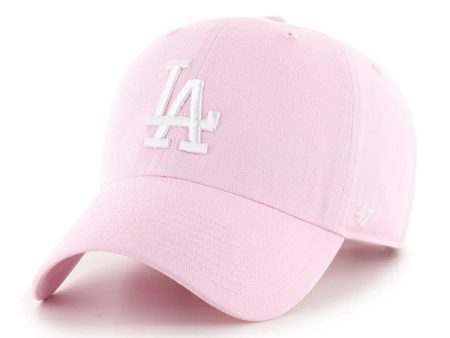 ’47 BRAND Los Angeles Dodgers - ’47 CLEAN UP Petal Pink【RGW12GWSNL】 Sale