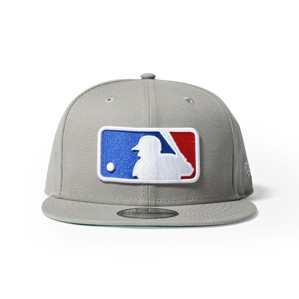 NEW ERA - MLB LOGO CO 9FIFTTY GREY UV KGRN【70894451】 on Sale