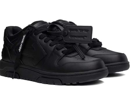 Off-White - OUT OF OFFICE CALF LEATHER BLACK BLACK 【OMIS25-SLG0028】 Hot on Sale