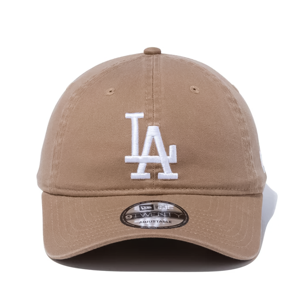 NEW ERA LOS ANGELES DODGERS - 9TWENTY WASHED 25J KHAKI WHITE  【14525135】 For Sale