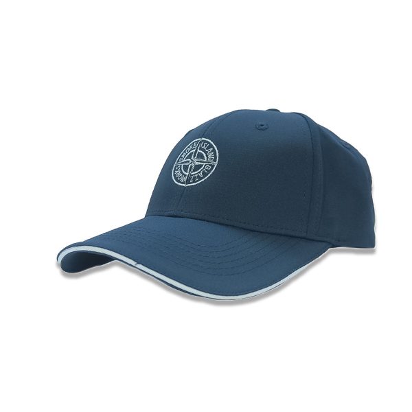 SMOKE ISLAND SPORTS TECH CAP NAVY GREY GREEN For Sale