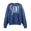 SAINT Mxxxxxx - DNF_CREW N SWEAT FANTSIA NAVY【SM-HR8-0000-067】 For Cheap