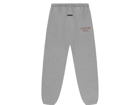 Fear of God ESSENTIALS - FLEECE ESSENTIAL SWEATPANT GRY （DARK HEATHER）【130BT242021F】 Sale