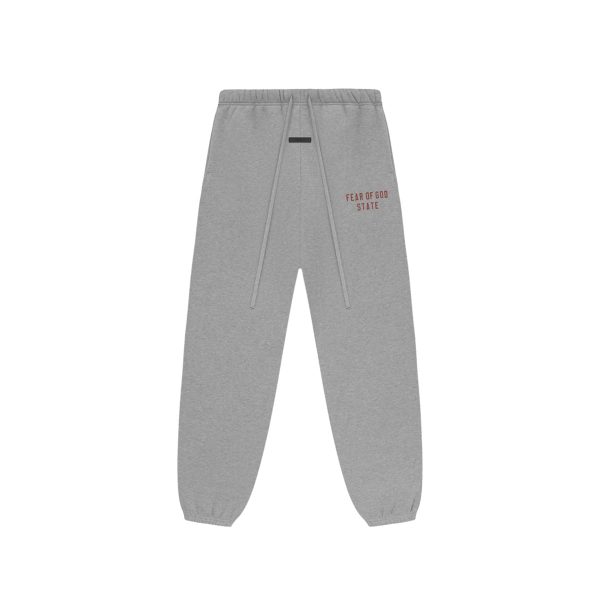 Fear of God ESSENTIALS - FLEECE ESSENTIAL SWEATPANT GRY （DARK HEATHER）【130BT242021F】 Sale