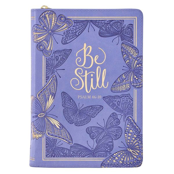 Agenda de lujo Be still butterfly - Púrpura Fashion