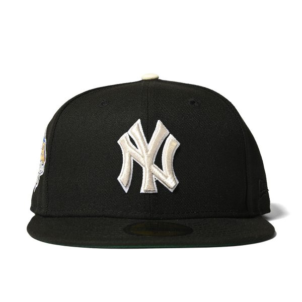 NEW ERA New York Yankees - 59FIFTY CO 1999 WS  BLACK SLV LOGO For Sale