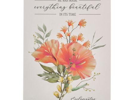 Cuaderno Everything beautiful Eclesiastes 3:11 petunias on Sale