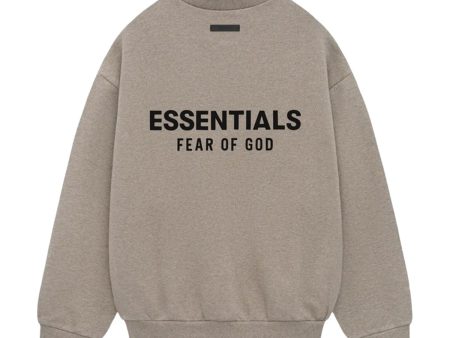 Fear of God ESSENTIALS - FLEECE CREWNECK HEATHER GRAY 【192HO246269F】 Online