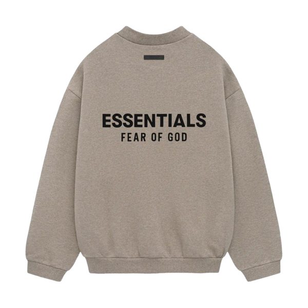 Fear of God ESSENTIALS - FLEECE CREWNECK HEATHER GRAY 【192HO246269F】 Online