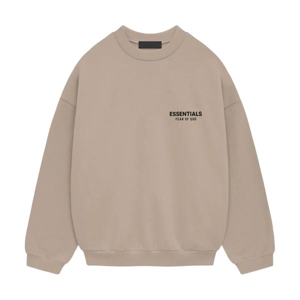 Fear of God ESSENTIALS - FLEECE CREWNECK DESERT SAND 【192HO246267F】 Supply