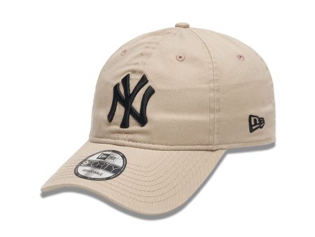 NEW ERA YANKEES - 9FORTY Unstructured WASHED CAP BEIGE 【12836217】 Online Sale