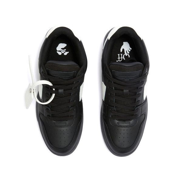 Off-White - OUT OF OFFICE CALF LEATHER BLACK WHITE 【OMIS25-SLG0016】 Online now