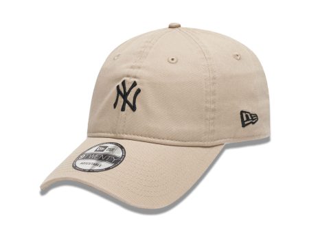 NEW ERA NEW YORK YANKEES - 920UNST MLB BASIC MINI LOGO OSFM BIEGE 【12836275】 on Sale