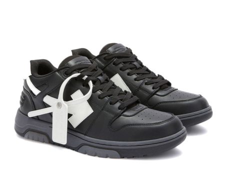 Off-White - OUT OF OFFICE CALF LEATHER BLACK WHITE 【OMIS25-SLG0016】 Online now