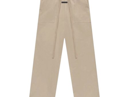 Fear of God ESSENTIALS - TEXTURED NYLON UTILITY PANT DESERT SAND 【130HO244807F】 Online Hot Sale