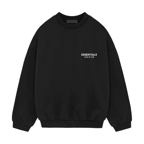 Fear of God ESSENTIALS - FLEECE CREWNECK BLACK 【192HO246260F】 Fashion