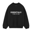 Fear of God ESSENTIALS - FLEECE CREWNECK BLACK 【192HO246260F】 Fashion