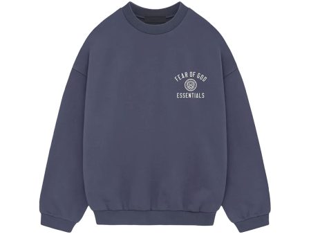 Fear of God ESSENTIALS - FLEECE CREWNECK MARINE 【192HO246264F】 Cheap