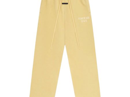 Fear of God ESSENTIALS - HEAVY FLEECE RELAXED SWEATPANT AMBER 【130BT244463F】 Fashion