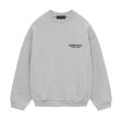 Fear of God ESSENTIALS - FLEECE CREWNECK LIGHT H GRAY 【192HO246268F】 Fashion