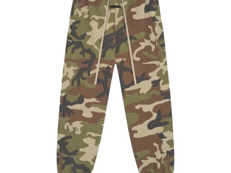 Fear of God ESSENTIALS - MILITARY NYLON TRACKPANT WOODLAND CAMO 【130BT244558F】 Online now