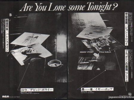 David Bowie 1977 11 Low Japan album promo ad Sale