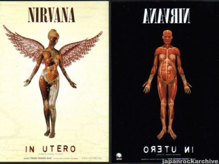 Nirvana 1993 10 In Utero Japan album promo ad Online now