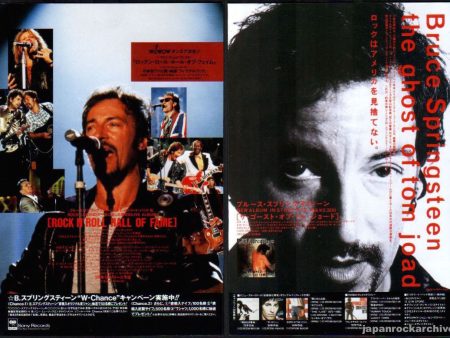 Bruce Springsteen 1996 01 The Ghost of Tom Joad Japan album promo ad Online