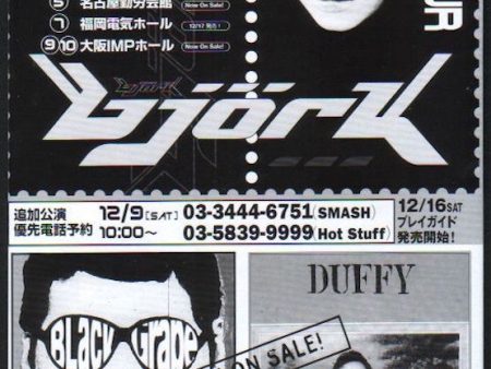 Bjork 1996 01 Japan tour promo ad Online Sale