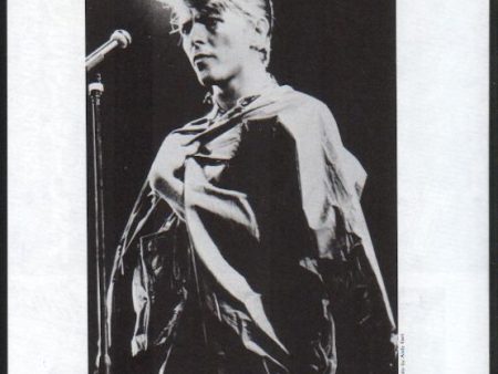 David Bowie 1978 11 Stage Japan album promo ad Fashion