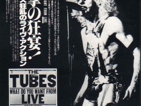 The Tubes 1978 06 What Do You Want From Live Japan album promo ad Cheap