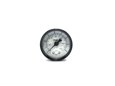 Fuelab 1.5in Fuel Pressure Gauge - EFI - Range 0-120 PSI (Dual Bar PSI Scale) Fashion