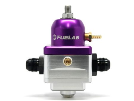 Fuelab 529 Electronic EFI Adjustable FPR (1) -8AN In (1) -8AN Return - Purple Online Sale