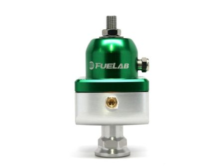 Fuelab 555 Carb Adjustable FPR Blocking 1-3 PSI (1) -8AN In (2) -8AN Out - Green Fashion